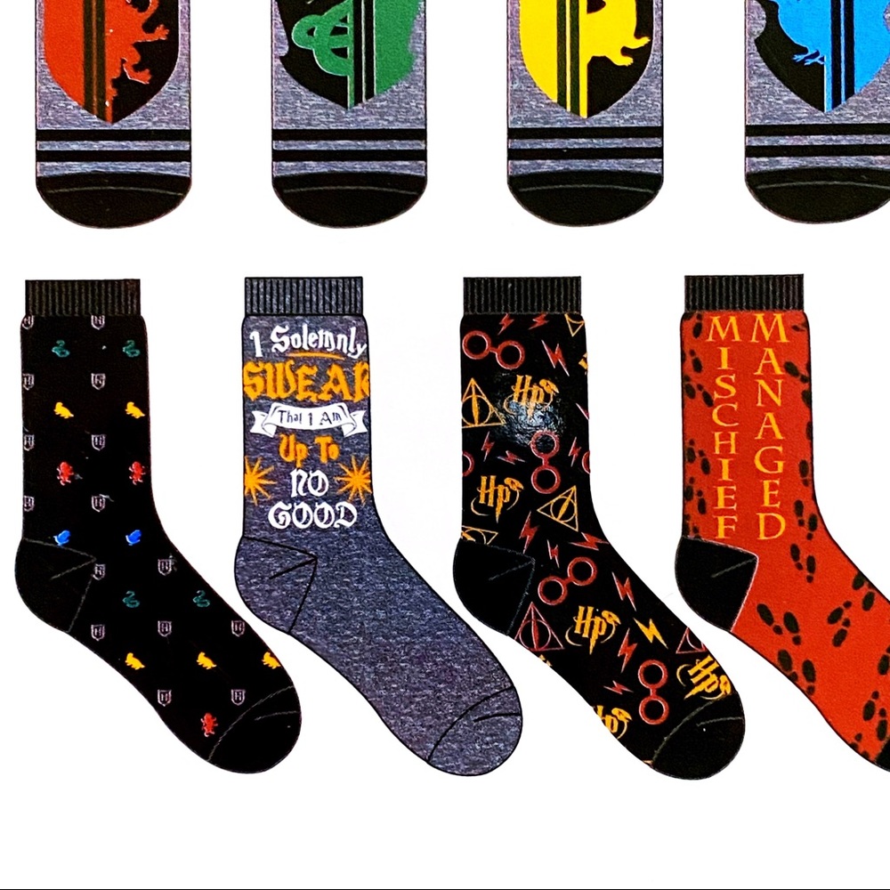 Harry Potter 12 Days of Socks Christmas Hogwarts - Picture 5 of 8